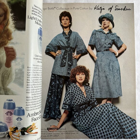 BRITISH VOGUE - JUNE 1974 - Picture 13 of 15